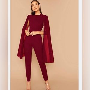 jumpsuit with beautiful cape